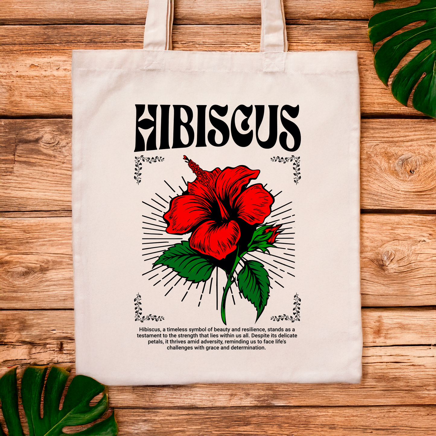 Tote-Bag Hibiscus