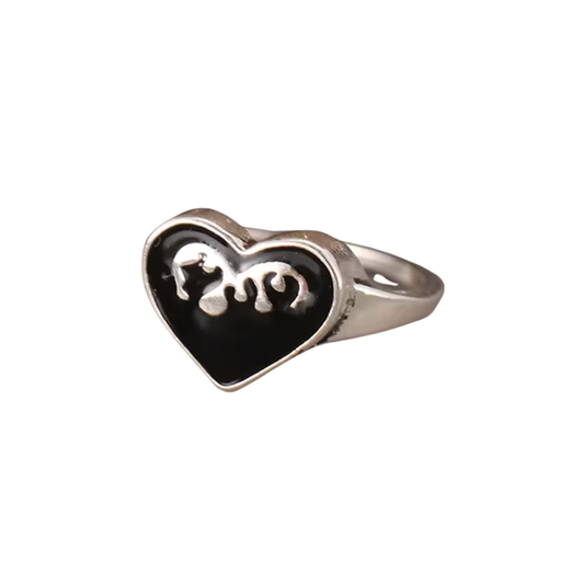 Bague Coeur Flamme