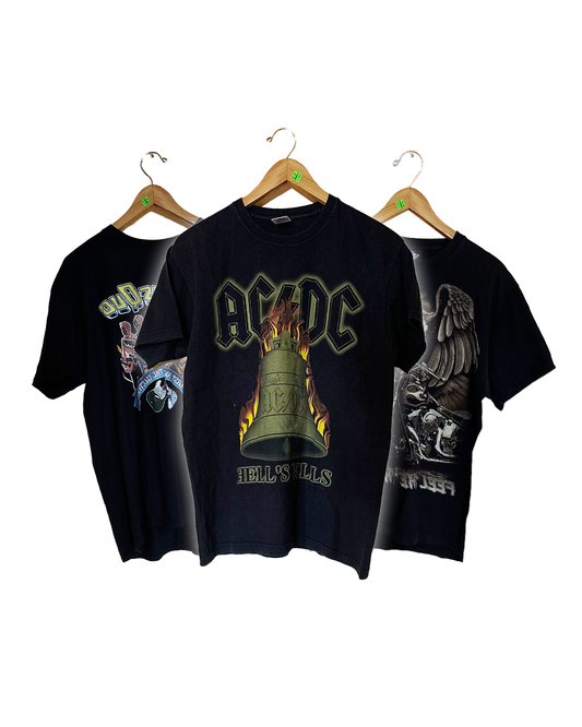 T-Shirt Rock - 10Pcs - Grade A