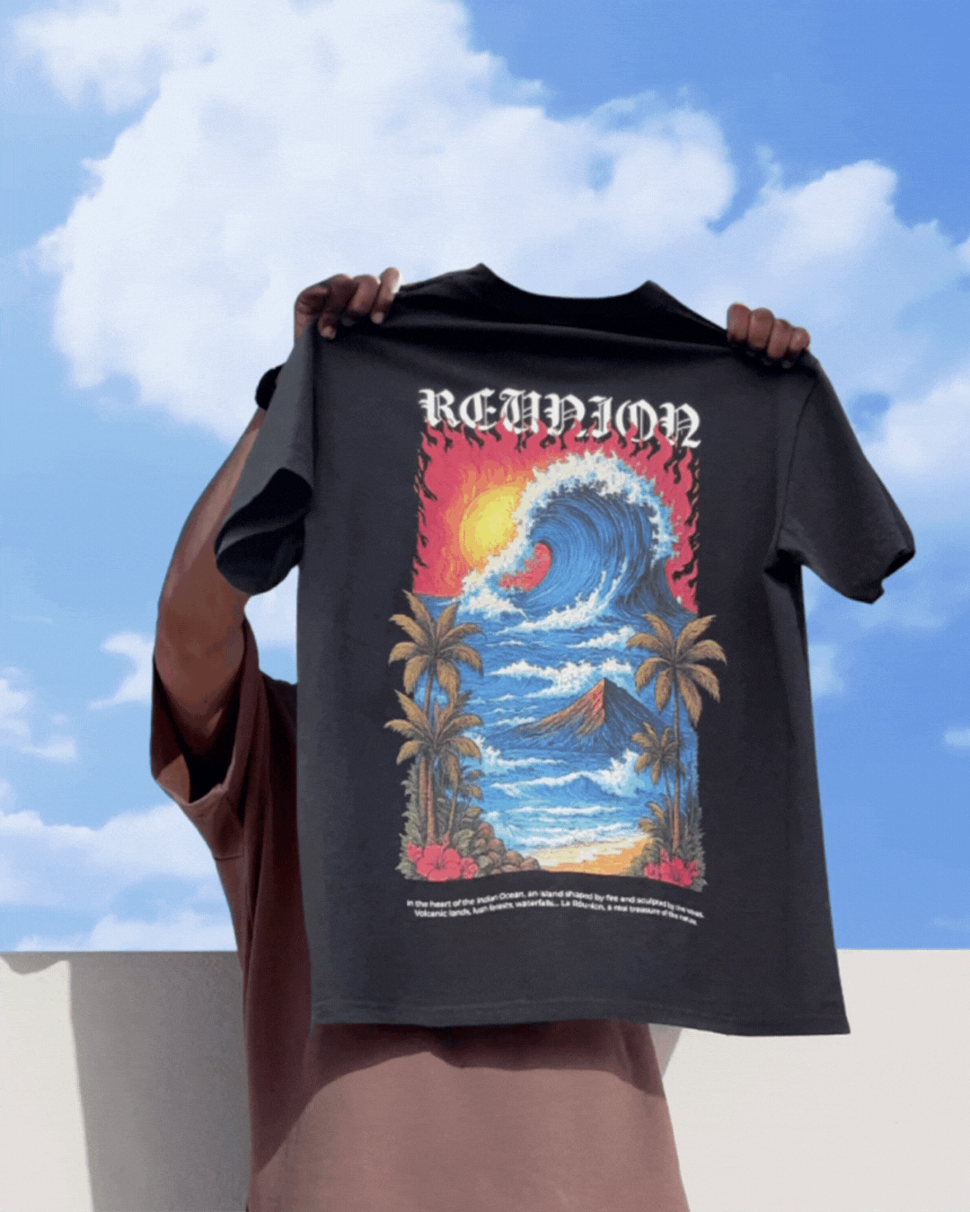 T-Shirt Réunion- By Papang