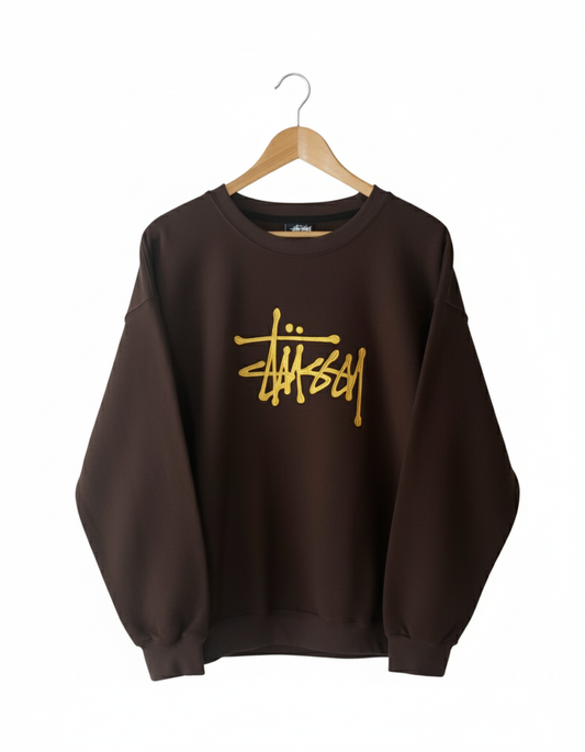 Pull Stussy Rework - Brown/Yellow