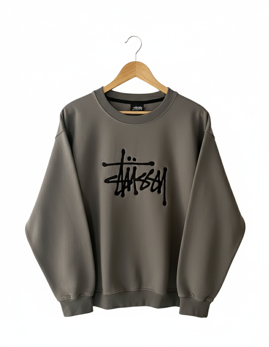 Pull Stussy Rework - Khaki