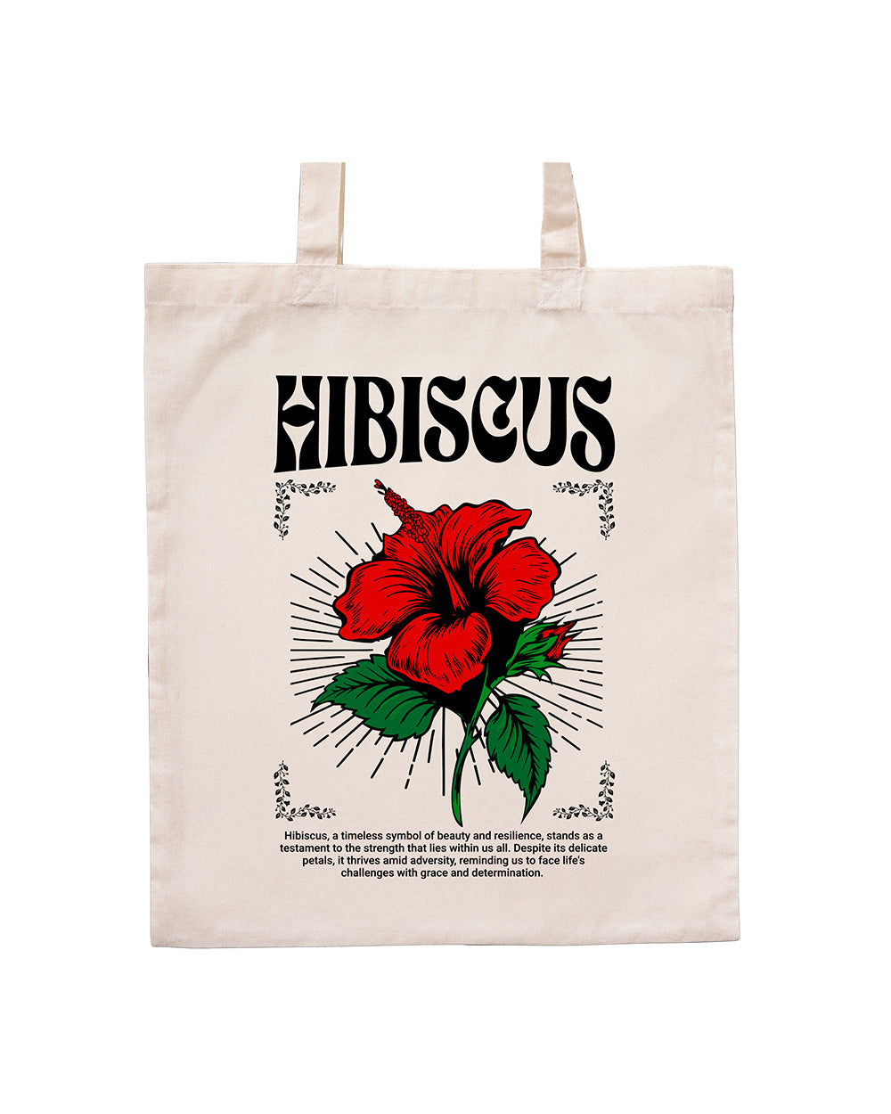 Tote-Bag Hibiscus